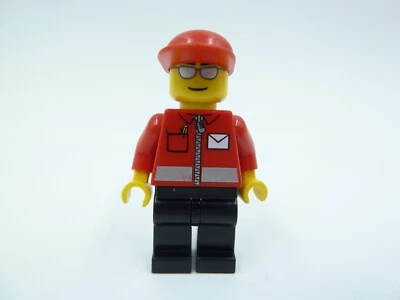 Lego post007 Postamt Pilot männlich | City Post Mini Figur - Bild 1 von 2