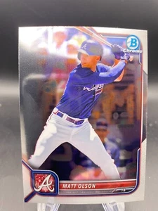 Matt Olson - 2022 Bowman Chrome - ATLANTA BRAVES - Picture 1 of 2