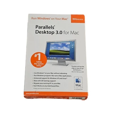 Parallels Desktop 3.0 for Mac Software. Run Windows on your Macintosh With Key - Image 1 of 3