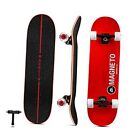  SUV Skateboards | Fully Assembled Complete 31" x 8.5" Standard Size SUV (Red)