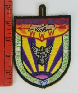 Vintage 1972 Boy Scouts Echockotee Lodge Arrow Jacksonville Florida Patch - Picture 1 of 2