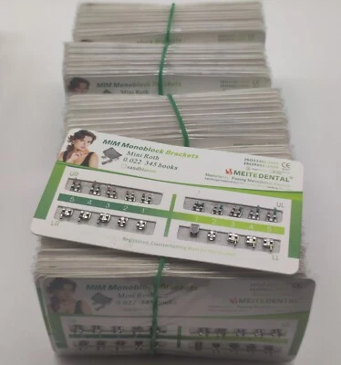 Dental Brackets Metal Ortodoncia Braces For Teeth 018 022 Roth Mbt Edgewise - Image 1 of 4