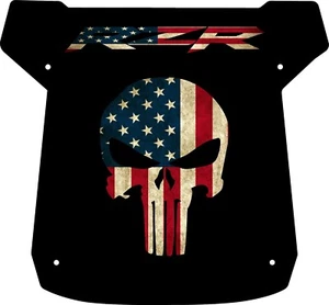 RZR S 1000 PUNISHER AMERICAN FLAG ROOF GRAPHIC DIE CUT DECAL STICKER - Picture 1 of 1