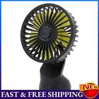 F402 USB Car Fan Windshield Desk Fan with Suction Cup for Vehicle Home Office