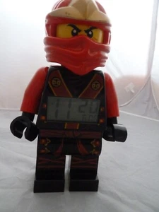 Lego Ninjago roter Ninja 9" KAI beleuchteter digitaler Wecker - getestet & funktioniert - Bild 1 von 3