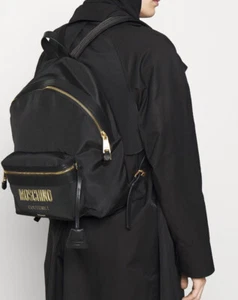 MOSCHINO COUTURE GOLD TRAGERUCKSACK RUCKSACK TASCHE UNISEX ♥️ KP 520,00€ ♥️ NEU - Bild 1 von 9