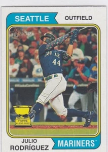 JULIO RODRIGUEZ All-Star ROOKIE CARD Seattle Mariner Baseball TOPPS HERITAGE M's - Picture 1 of 2