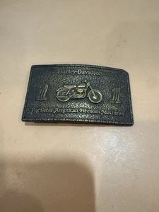 Vintage Harley Davidson Gürtelschnalle - Bild 1 von 2