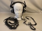 Sony DR-S7 VTG 1979 Dynamic Stereo Over-Ear Headphones Silver W/ Controls (READ)
