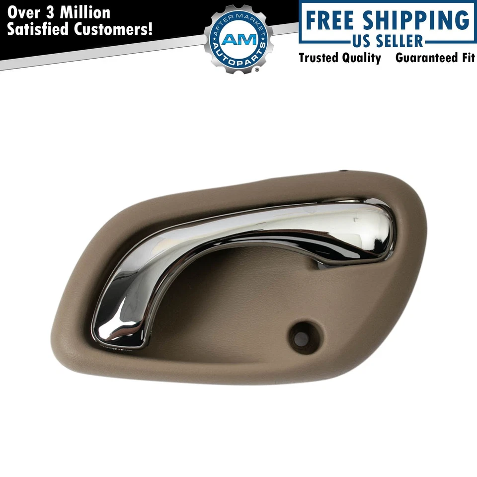 Manija de puerta interior carcasa beige con palanca cromada para Suzuki XL-7 2002 Foto 1 de 4