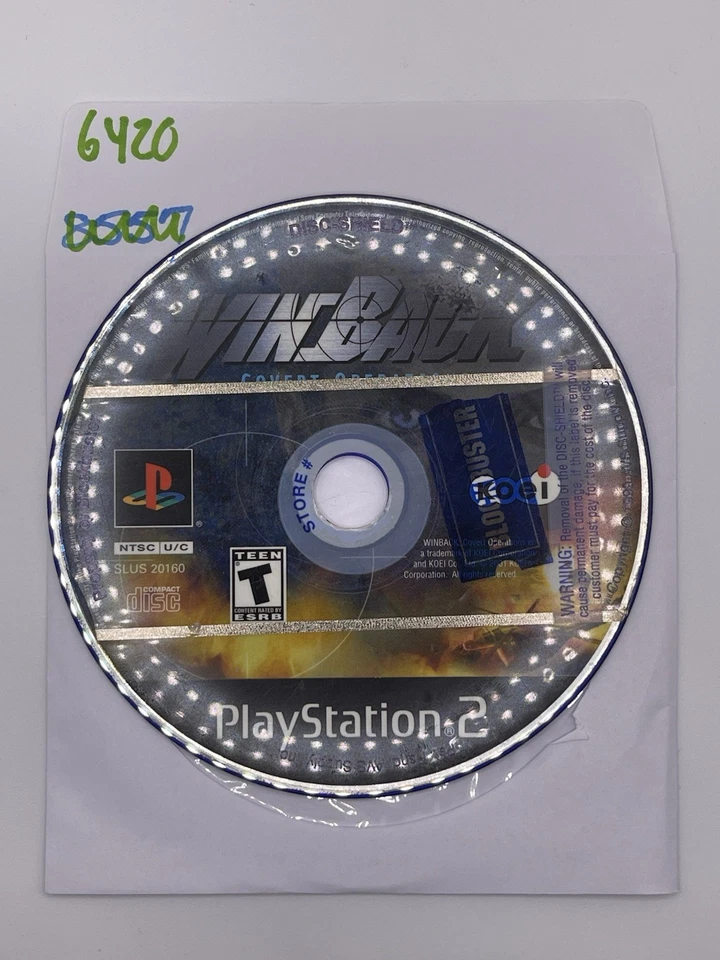 Winback: Covert Operations (PS2, 2001) NO TRACKING - DISC ONLY 6420 - Image 1 of 1