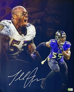 Terrell Suggs Signed 16x20 Baltimore Ravens Collage Photo BAS ITP - Picture 1 of 3