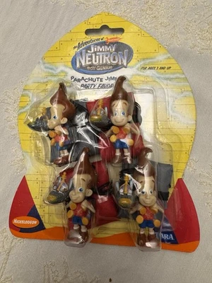 Vintage 2002 Adventures Jimmy Neutron Parachute Party Favors Nickelodeon 4 Pc D8 - Image 1 of 3