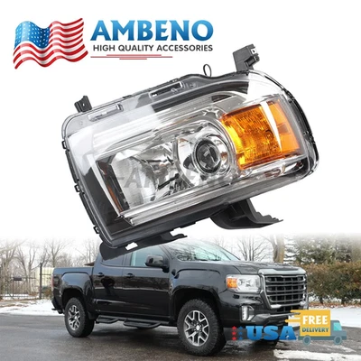 For 2015-2022 GMC Canyon LED DRL Projector Headlight Headlamp Passenger Side - Изображение 1 из 4