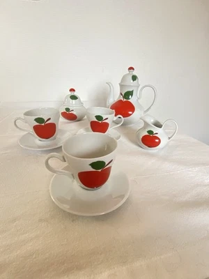 Service à café Pommes manufacture allemande Seltmann Weiden Foto 1 de 4