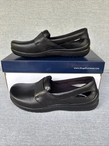 Klogs Bari Leather Comfort Loafers Women's Size 8.5 Black New In Box - Picture 1 of 10