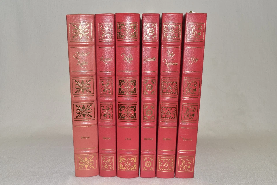 EASTON PRESS 6V ИСТОРИИ ЛЮБОВЬ СТРАСТЬ Камилла Джиджи Нана Роксана янтарь Антуя тонкий! - Изображение 1 из 4