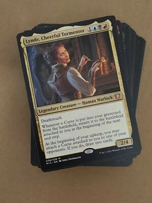 Custom Commander Deck ~ Curses ~ Lynde, Cheerful Tormentor MtG EDH 100 Card Deck - Image 1 of 4
