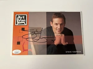Steve Yzerman autographed signed Detroit Red Wings Art Van Calendar JSA - Picture 1 of 3