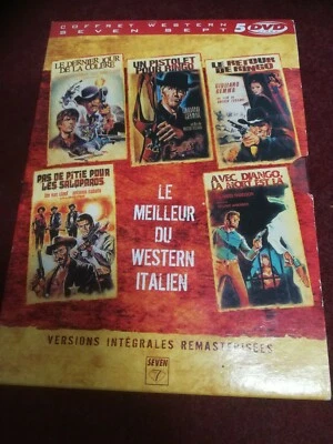 * COFFRET LE MEILLEUR DU WESTERN ITALIEN 5 DVD VERSION INTEGRALE REMASTERISEE  - Photo 1/2