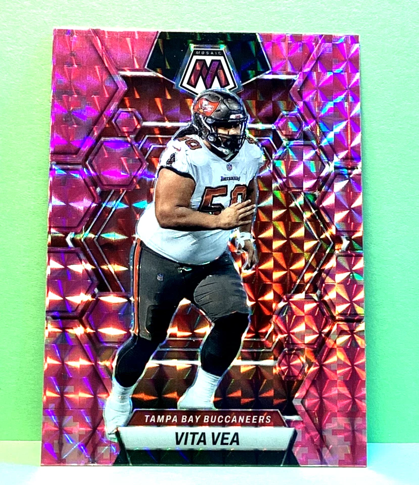 Vita Vea 2023 mosaic pink mosaic refractor card - Image 1 of 1