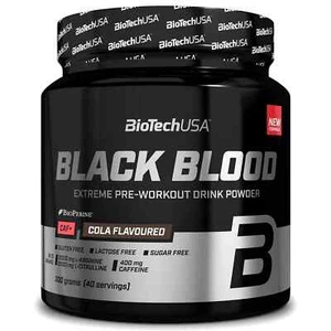 BIOTECH USA BLACK BLOOD CAF+300 GRAM - INTENSIVE PRE-WORKOUT ENERGY AND FOCUS - Picture 1 of 7