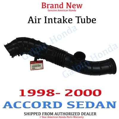  Honda ACCORD SEDAN EX LX SE 1998-2000 4 cilindros tubo de admisión de aire genuino OEM Foto 1 de 4