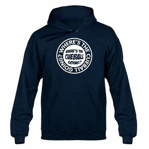 Wheres the Cue Ball Going Circular Logo Version Hooded Sweater Hoody - Picture 1 of 8