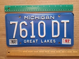 Nummernschild, Michigan, 1997, kommerziell, 7610 DT - Bild 1 von 2
