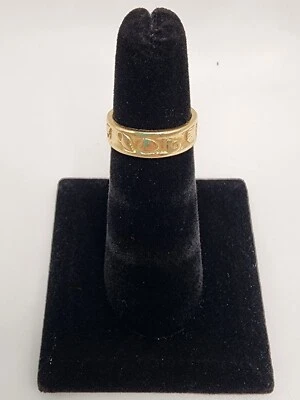 Anillo JAMES AVERY Retirado 14kt Banda Concha Marina Talla 4 Foto 1 de 2