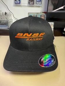 BNSF Railroad Stretch Fit Mütze Butte Cap Burlington Northern Santa Fe verletzungsfrei - Bild 1 von 9