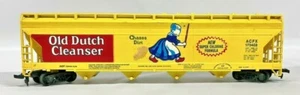 TYCO Ho Scale Model Trains Train Car 4 Bay Covered Hopper Old Dutch Cleanser - Picture 1 of 5