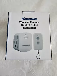 Dewenwils Fernbedienung Steckdose Wireless Fernbedienung Lichtschalter für Lampe 15A/1875W - Bild 1 von 3