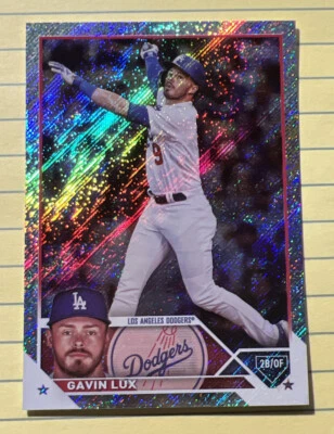 Gavin Lux 2023 Topps Rainbow Foilboard #d/608 #247 - Image 1 of 2