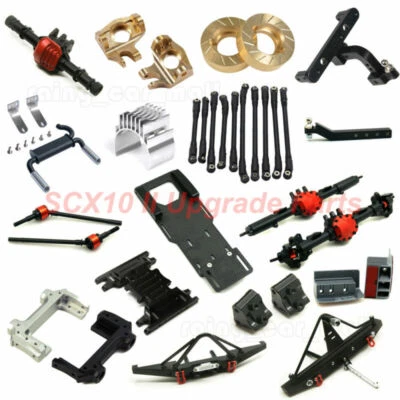 Steering Knuckle Wheel Weights Front Rear Axle Bumper Links For 1/10 RC SCX10 II - Image 1 of 4