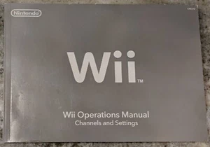 Nintendo Wii Bedienungsanleitung Kanäle und Einstellungen Anleitung Booklet - Bild 1 von 2