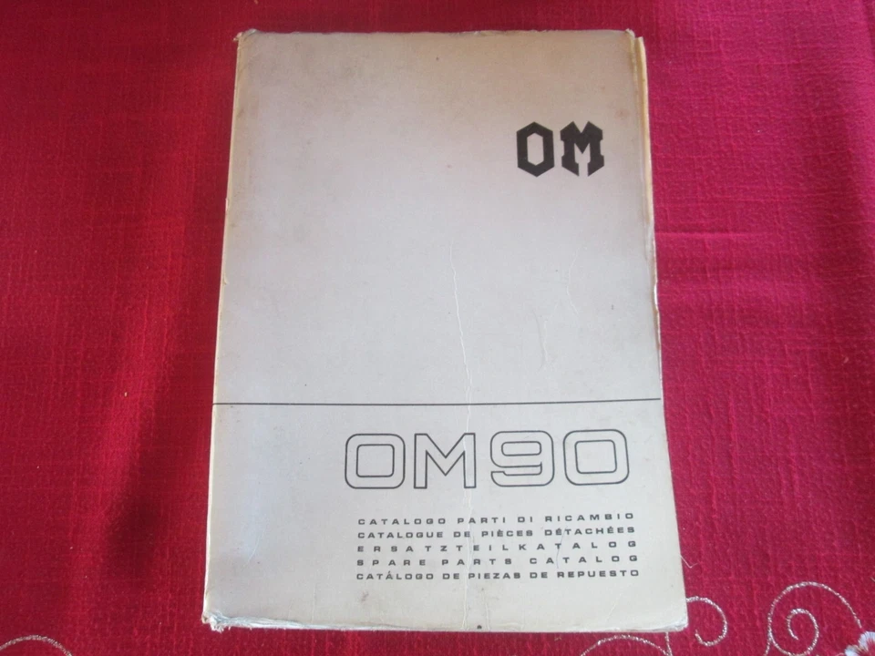 OM Autocarro OM90 OM 90  CATALOGO RICAMBI Parti Ricambio ORIGINALE 1972 1° Edizi - Immagine 1 di 1
