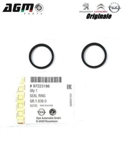 KIT 2 GUARNIZIONI RADIATORE OLIO ORIGINALE OPEL ASTRA CORSA OE 97223186 650473 - Foto 1 di 4