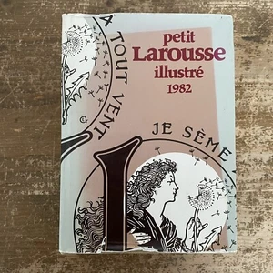 Petit Larousse Illustre 1982 French Dictionary Dust Jacket Illustrated Hardcover - Imagen 1 de 12