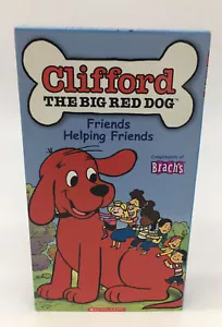 Clifford The Big Red Dog Friends Helping Friends Animated Brach's Rare VHS HTF - Picture 1 of 4