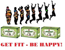 3 SCATOLE TÈ GET FIT pulizia colon / lassativo / disintossicante /...