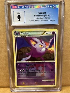 Pokemon Unleashed Crobat 14/95 Crosshatch League Holo CGC 9 Mint - Picture 1 of 3