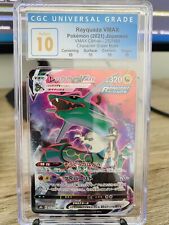 CGC Perfect 10 Pokémon VMAX Climax Zinnia's Rayquaza CSR 252/184 Japanese Card