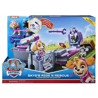 Juego y helicóptero transformador 2 en 1 Paw Patrol Skye's Ride N Rescue Foto 1 de 4