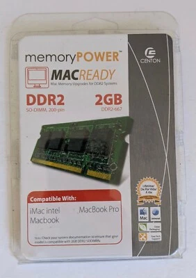 Memory Power MACReady COMPUTER RAM 2GB DDR2-667 New - Image 1 of 2