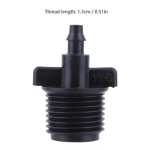 10Pcs 1/2" Barb Tubing Adapter For 4/7mm Drip Irrigation Capillary Tubing - Bild 1 von 7