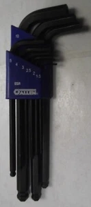 Allen 56194 9-Pc. Ball Plus Metric Hex Key Set USA - Picture 1 of 1