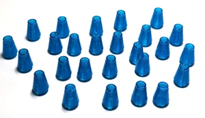 Lego - Menge 25 - blau, Zapfen, 1 x 1 - Bild 1 von 1