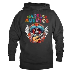 Dia de los muertos catrina sugar skull day of dead halloween Grafik Hoodie - Bild 1 von 9