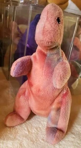 Rex Tyrannosaurus 1ST GEN NHT Vibrant Reds Rare Authentic Ty Beanie Baby - Picture 1 of 7
